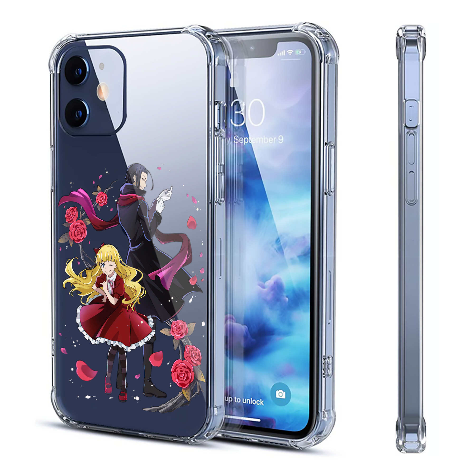 （画像用） 文豪ストレイドッグス Bungo Stray Dogs 【iPhone 12シリーズ対応】透明スマホケース（クリアソフトケース）